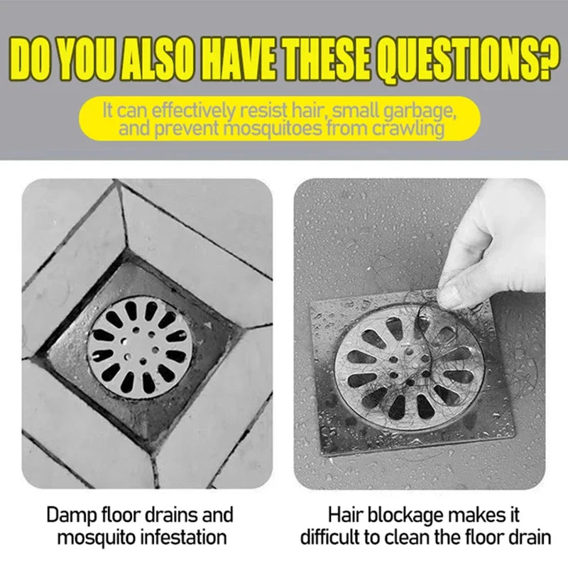 Bathroom Drain Hair Catcher Filter Stickers – 10/30/50 Pack Drain Hair Catcher Babs
