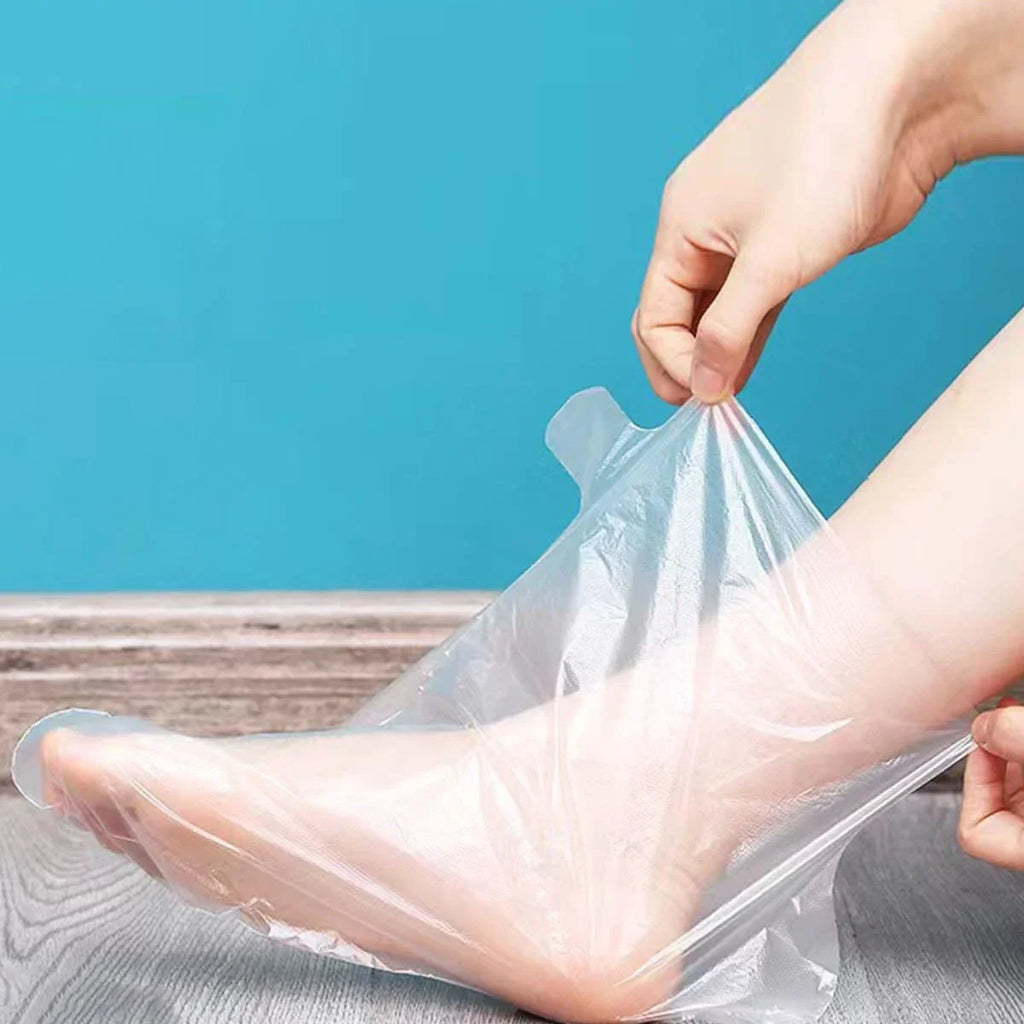 Disposable Foot Mask Covers – Moisturizing Spa Sleeves Foot Mask Covers Babs 100pcs
