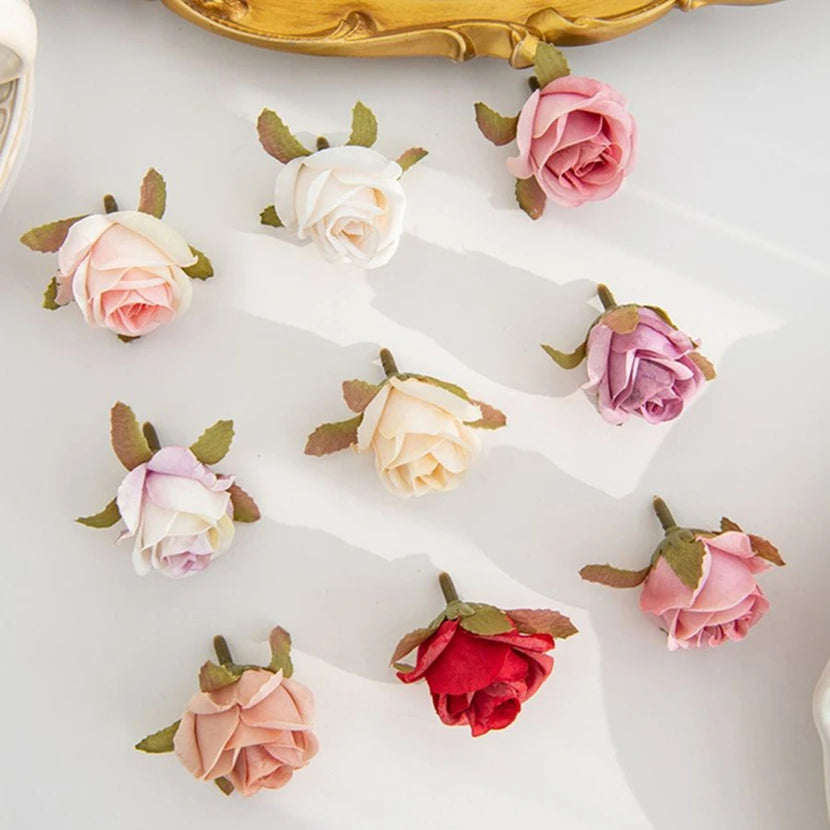 Artificial Silk Rose Flower Heads – Wedding & Home Décor Artificial Silk Flowers Babs