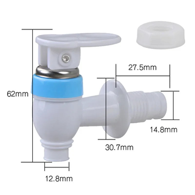 2-Pack Universal Water Dispenser Faucet Tap Replacement Parts Dispenser Faucet Tap Babs blue