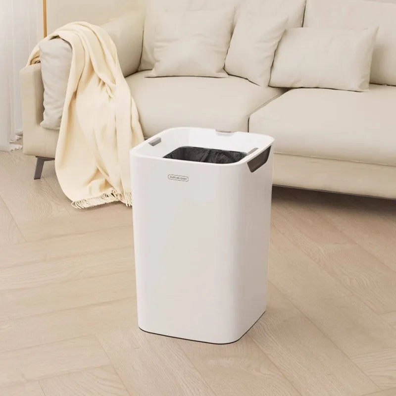 Smart 16L Rectangular Trash Can – Kitchen Bathroom Bedroom Bin Rectangular Trash Can Babs