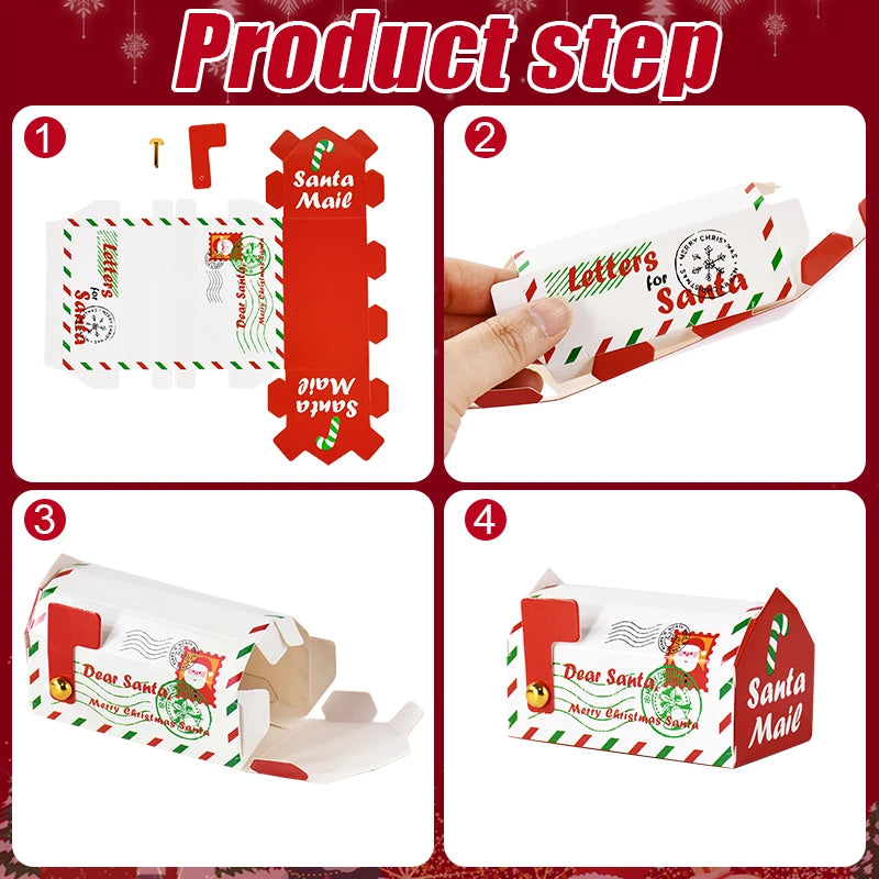 Christmas Mailbox Candy Gift Boxes – 6/24 Pcs Cookie Treat Packs Christmas Gift Boxes Babs