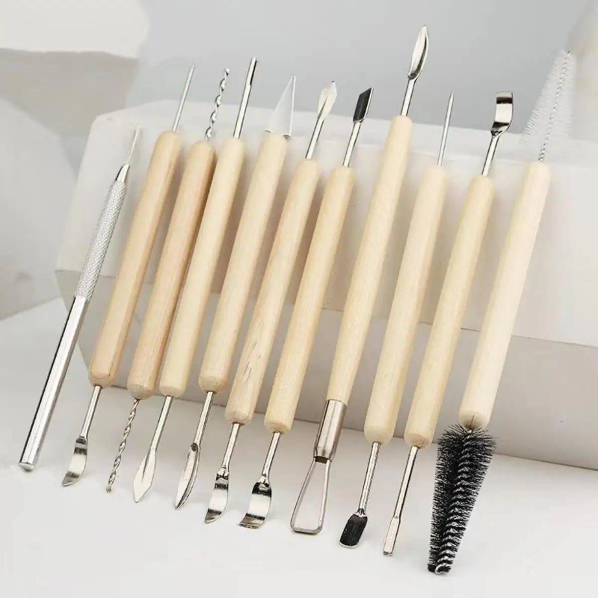 11Pcs Clay Sculpting Tool Set – Ceramic & Polymer Carving Kit Clay Sculpting Tools Babs