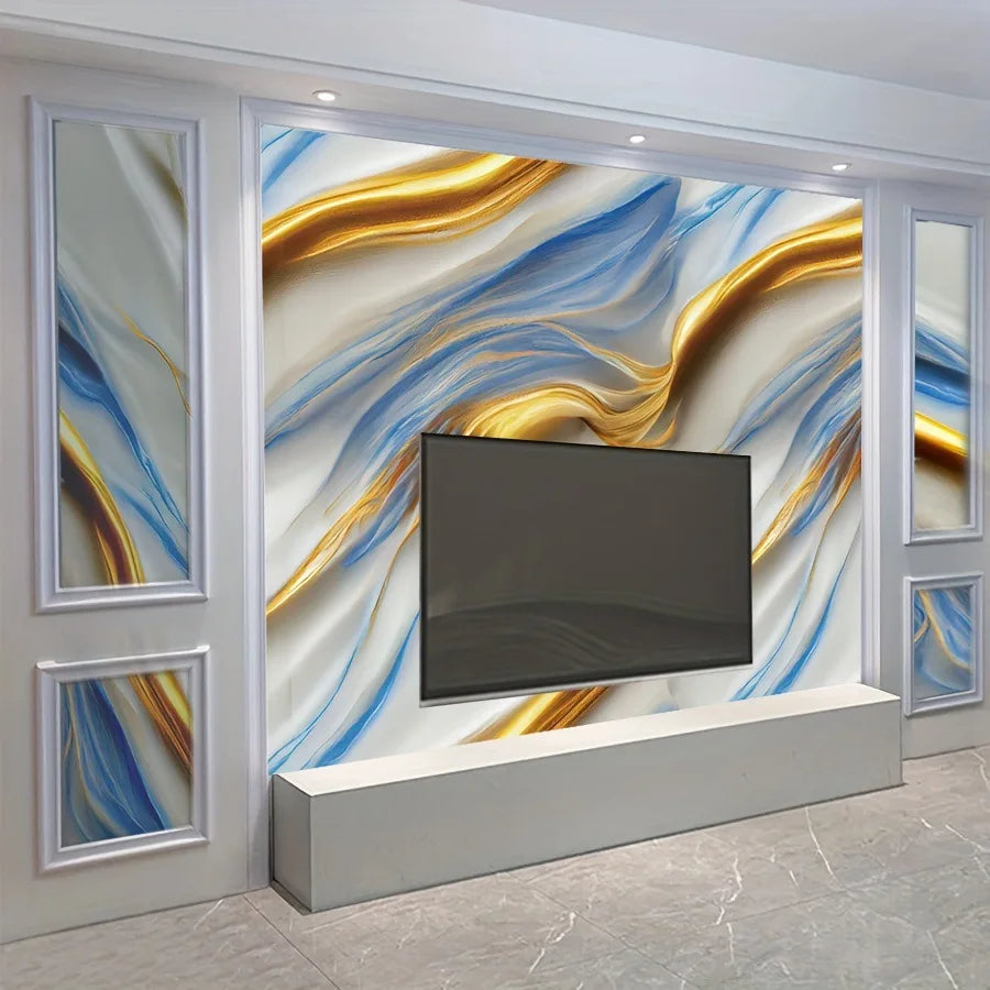 Foil Marble Contact Paper Self-Adhesive Waterproof Wall Sticker Peel & Stick Wallpaper Babs