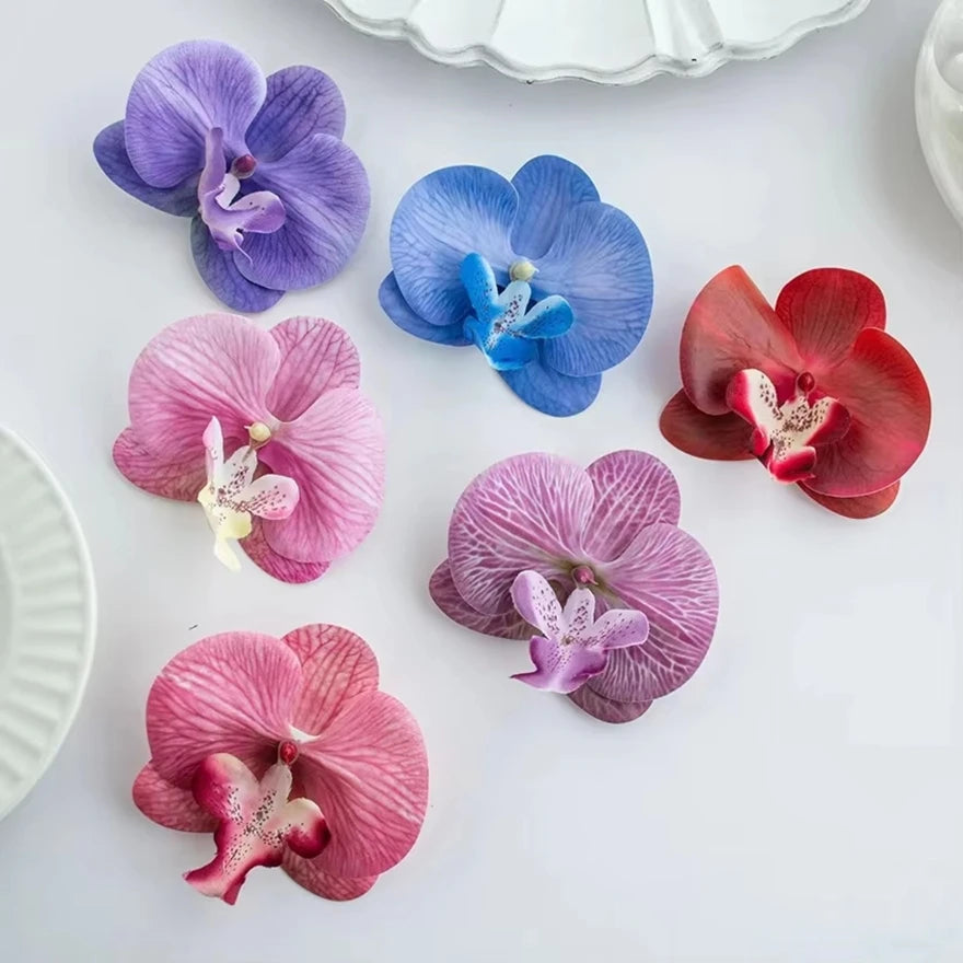 Artificial Butterfly Orchid Flower Heads – DIY Silk Floral Décor Artificial Flower Heads Babs