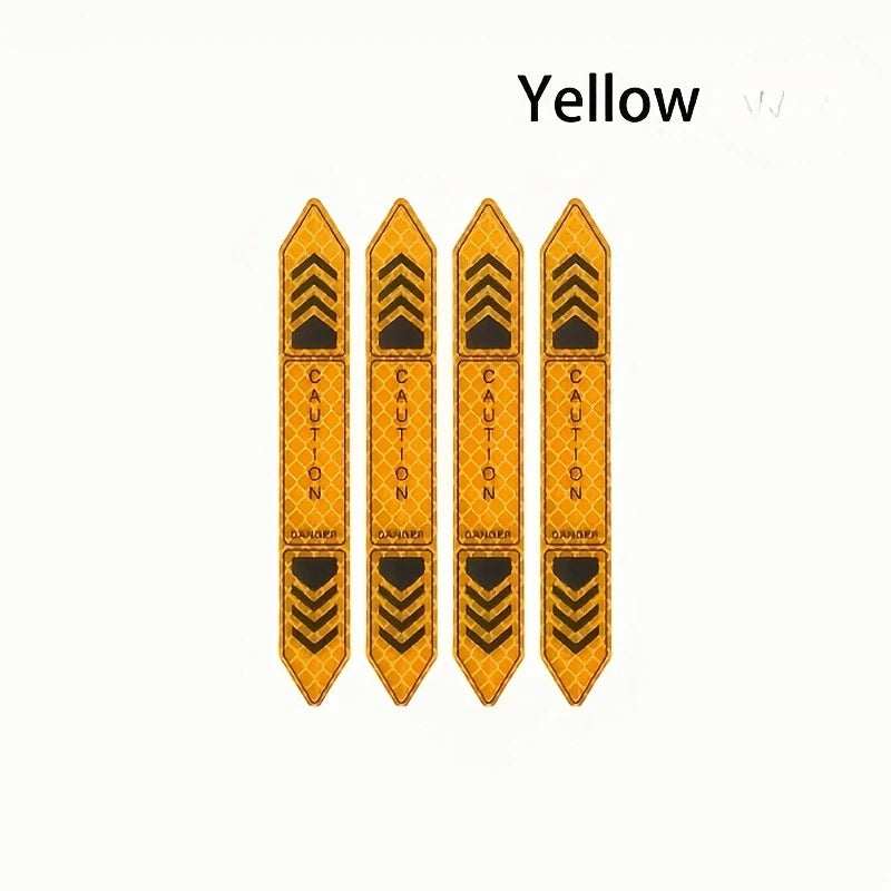 High-Reflective Arrow Door Stickers – Nighttime Safety Decals Reflective Safety Decals Babs