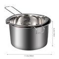 Stainless Steel Double Boiler Pot – Chocolate & Wax Melting Double Boiler Pot Babs 600ml