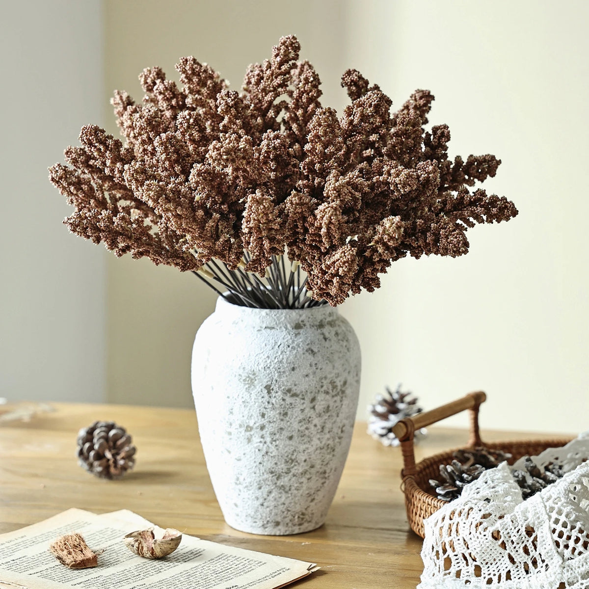 Silk Artificial Chrysanthemum Flower Branch – Wedding & Home Décor Artificial Silk Flower Babs