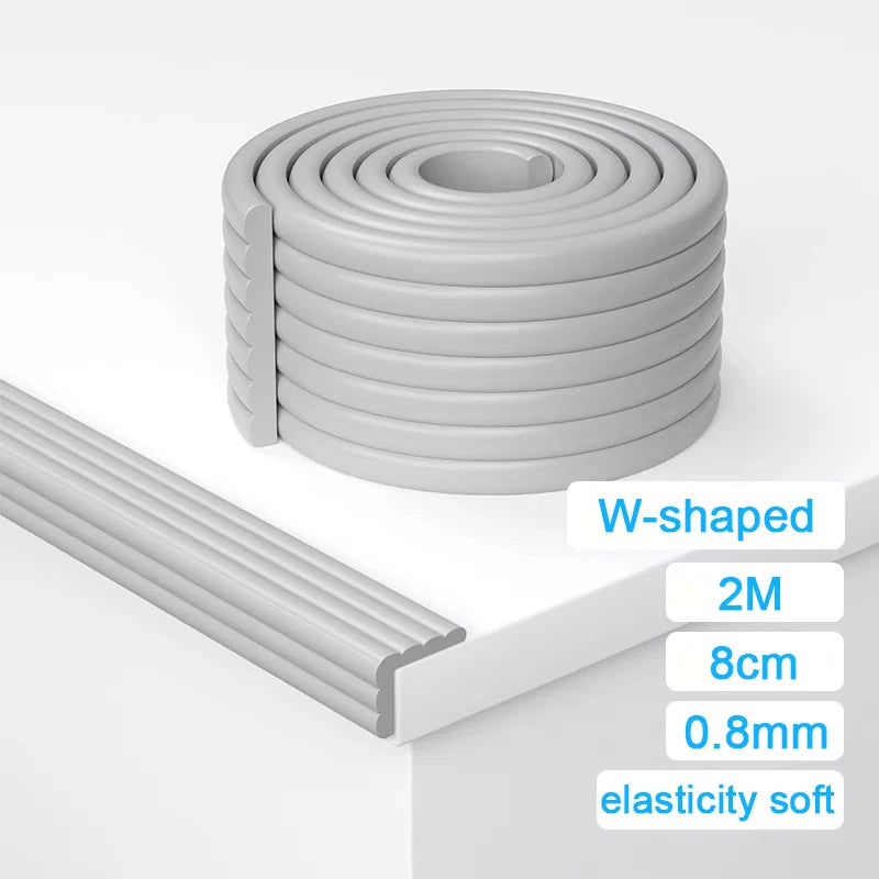 2M Baby Edge & Corner Guard Strip – NBR Cushion Protector Edge & Corner Guard Babs Gray
