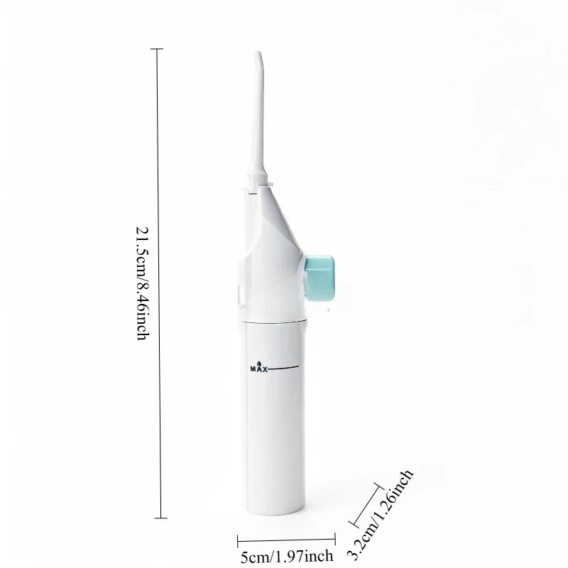 Portable Electric Water Flosser – Pulse Jet Oral Irrigator Oral Water Flosser Babs White 1pc