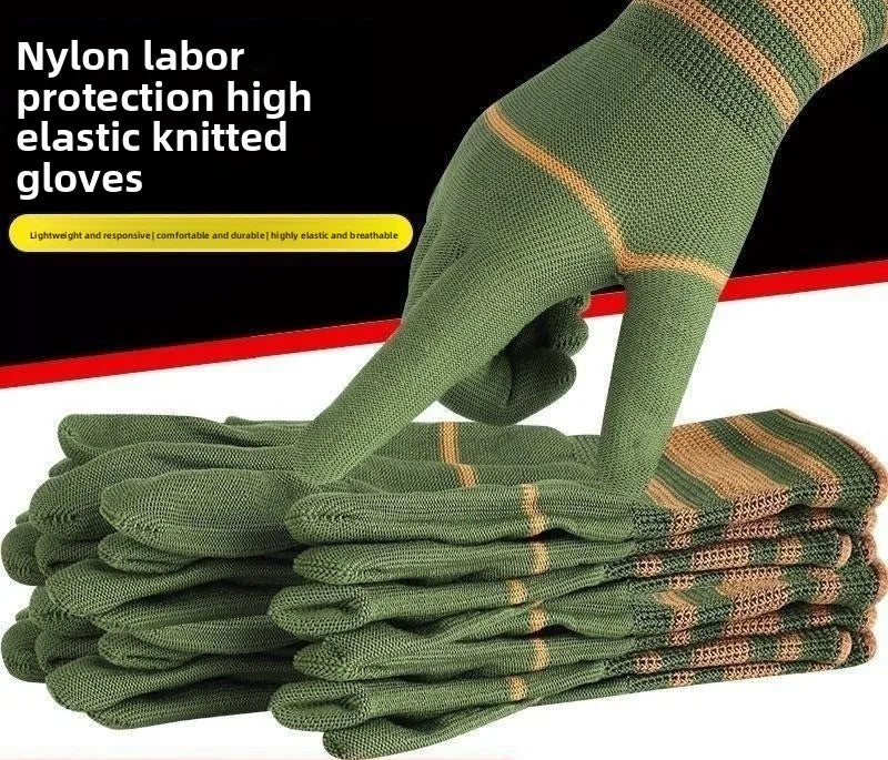 Breathable Nylon Work Gloves – Moisture-Wicking for Men & Women Work Gloves Babs