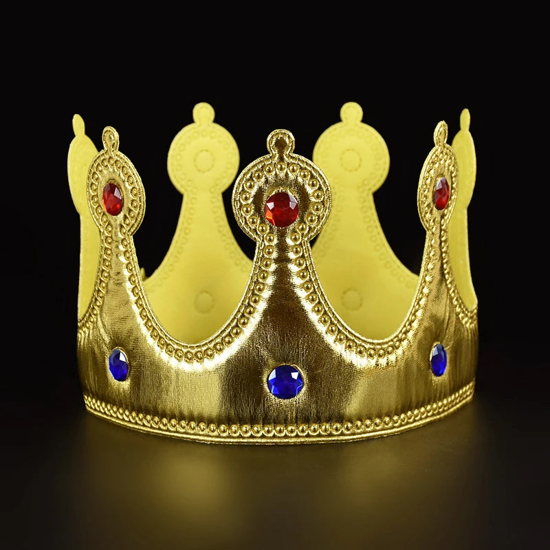 Kids 1st Birthday Crown Hat – Gold & Silver Party Prop Birthday Party Hat Babs 5