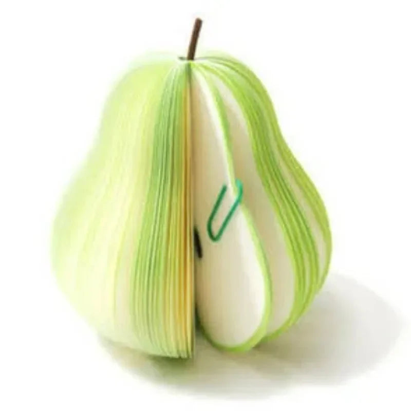 Apple Fruit Shaped Sticky Notes – 100-Page Fun DIY Memo Pad Shaped Sticky Notes Babs