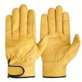 PU Leather Work Gloves – Gardening, Driving & Welding Work Gloves Babs yellow