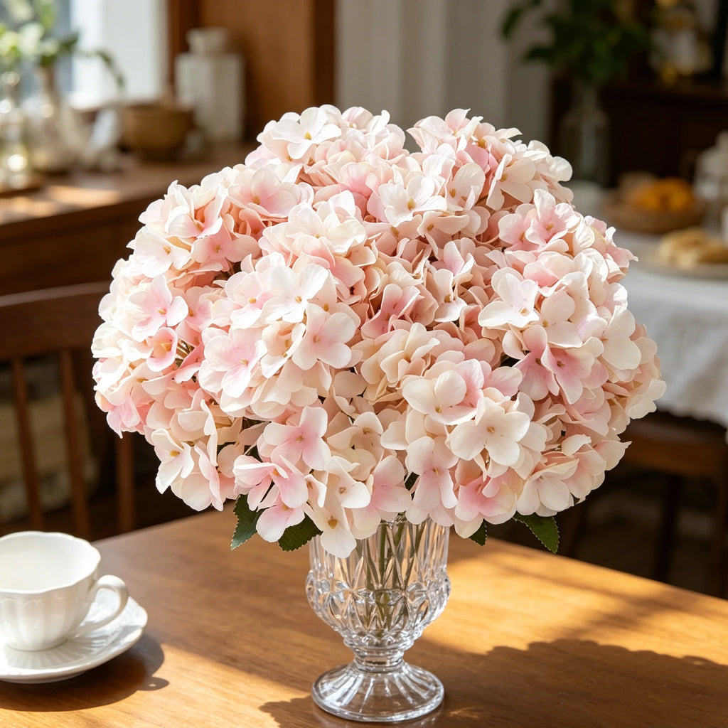 Artificial Hydrangea Silk Flowers – Wedding & Home Décor Artificial Flower Bouquet Babs