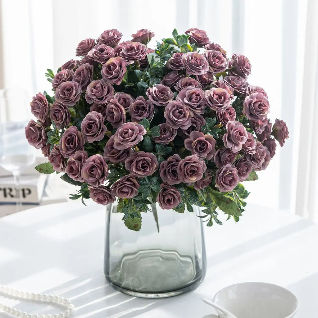Artificial Silk Rose Bouquet – Wedding & Home Décor Gift Artificial Flower Bouquet Babs