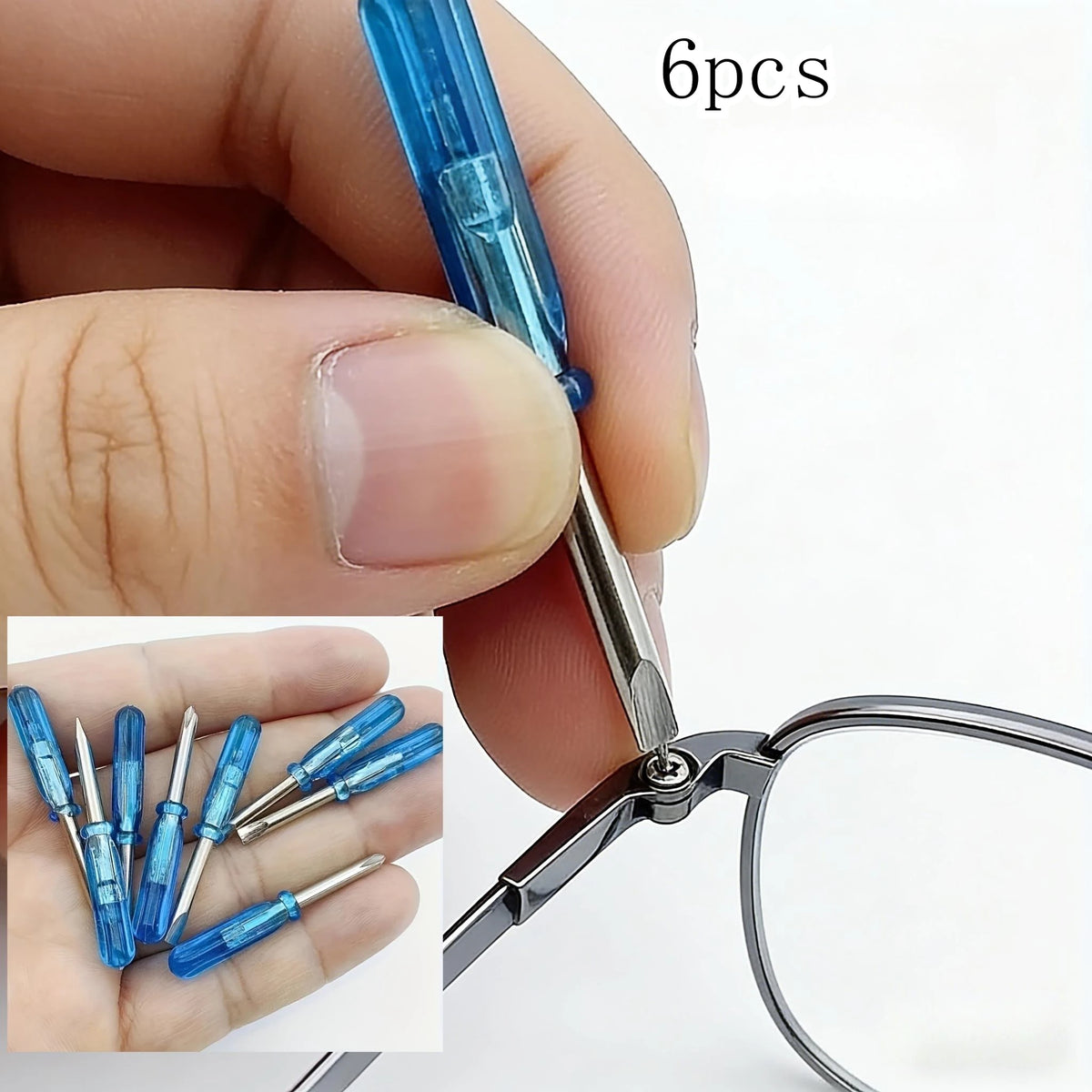 6-Piece Mini Precision Screwdriver Set – Phillips & Flathead Precision Screwdriver Set Babs