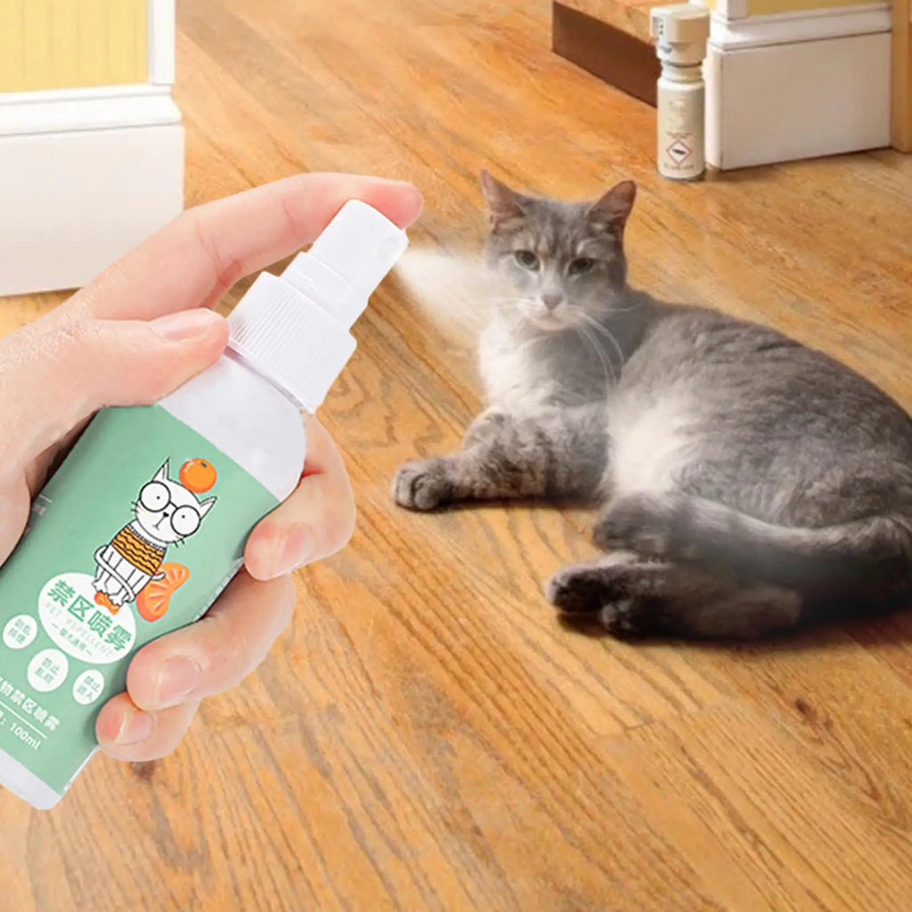 Cat Scratch Deterrent Spray 100ml – Natural Citrus Formula Cat Deterrent Spray Babs