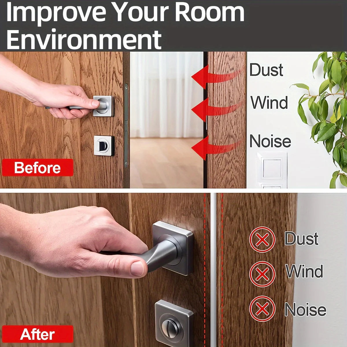 D-Shape Rubber Door Window Sealing Strip | Self-Adhesive Door Sealing Strip Babs