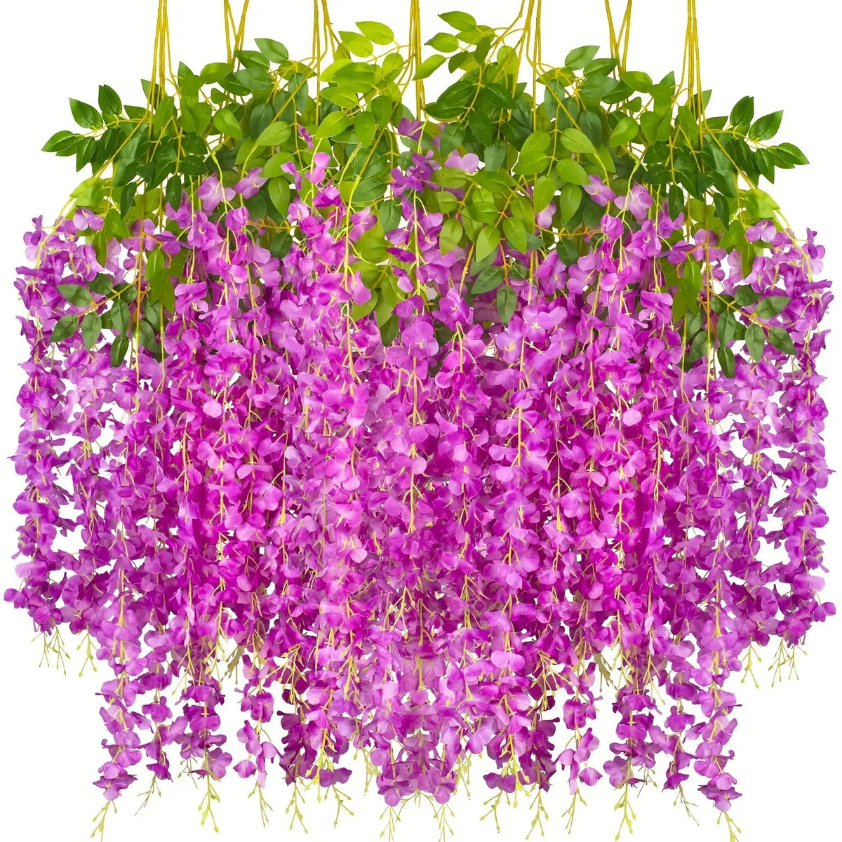 Silk Orchid Flower Garland | Wedding, Home & Garden Décor Artificial Flower Garland Babs VIOLET/紫罗兰 5pcs