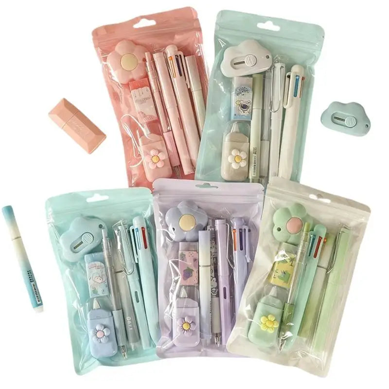 7-Piece Stationery Set – Gel Pens & Supplies, Graduation Gift Stationery Pen Set Babs