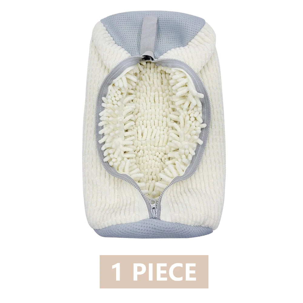 Microfiber Shoe Washing Bag for Washer & Dryer – Reusable Laundry Shoe Bag Babs 1 Piece One Size