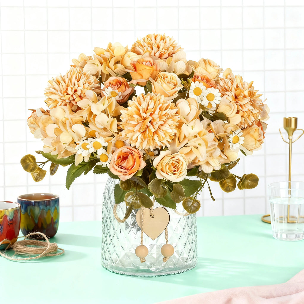 Artificial Chamomile Bouquet – Wedding, Home & Party Decor Artificial Flower Bouquet Babs