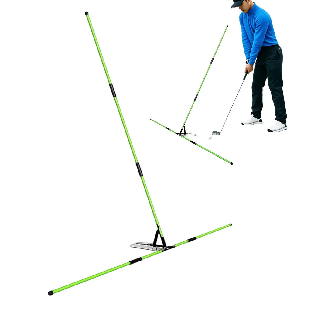 Golf Swing Alignment Stick Holder & Swing Plane Trainer Golf Training Aid Babs