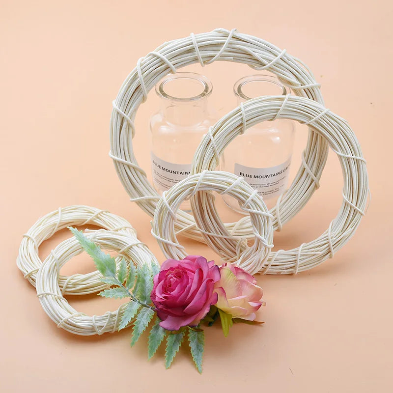 Artificial Bridal Wreath – Wedding & Holiday Home Décor Decorative Wreath Babs