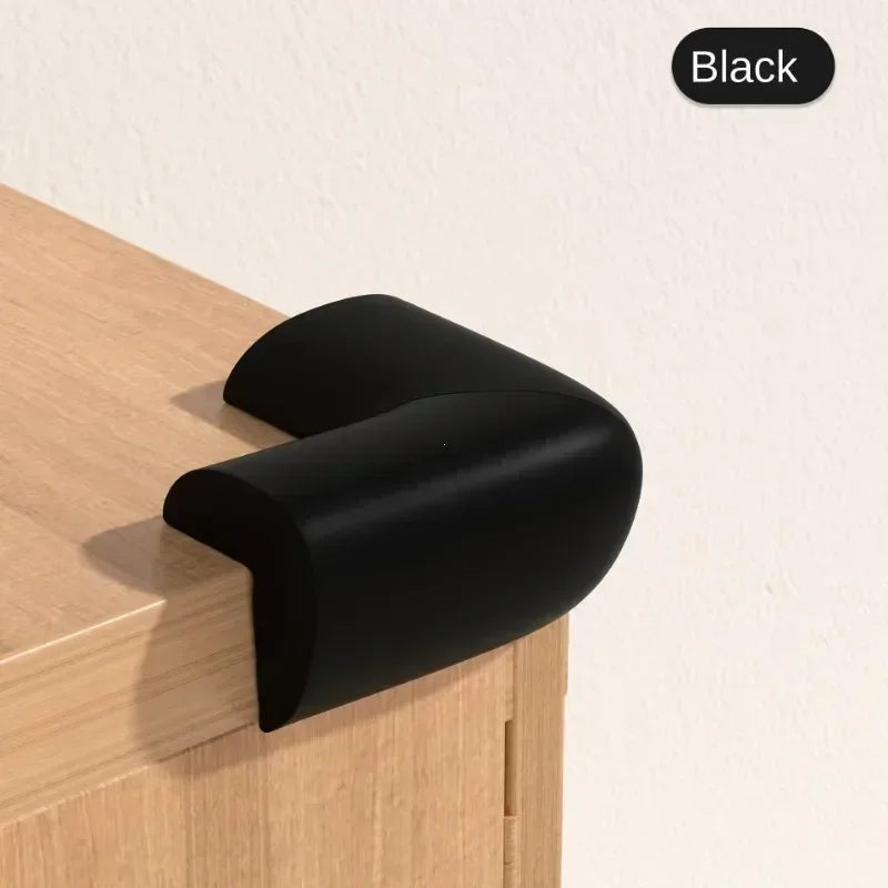 4-Pack Soft NBR Baby Corner Guards – Table Edge Protectors Baby Corner Guards Babs Black 4PCS