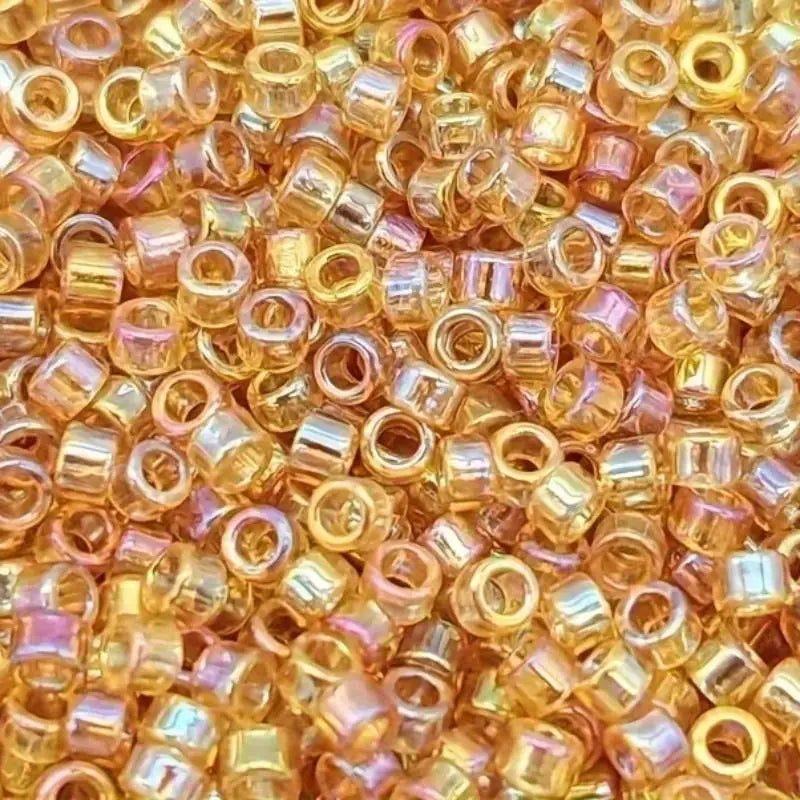 1200 Pcs Mixed Color Iridescent Glass Seed Beads – DIY Jewelry Glass Seed Beads Babs