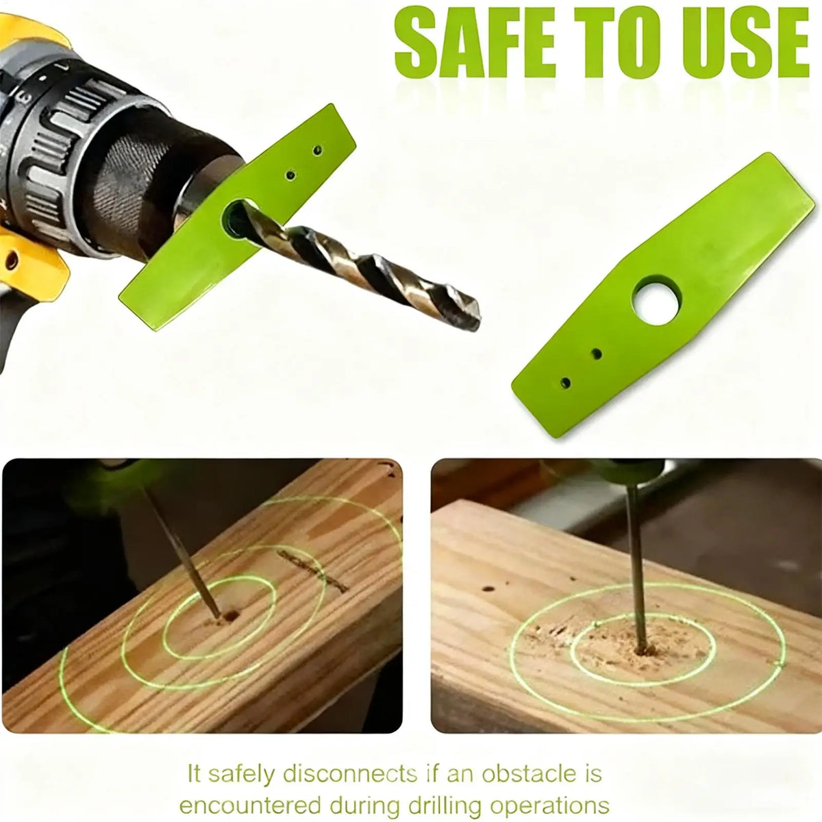 Plastic Drill Hole Position Guide Locator – Clear View Drill Bit Drill Guide Locator Babs