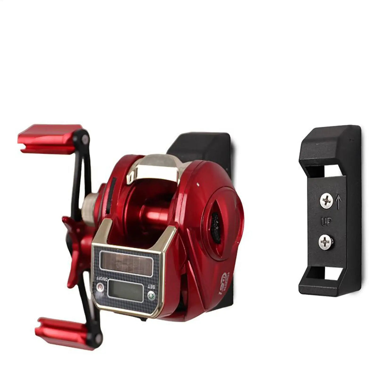 Fishing Reel Wall Mount Storage Rack & Display Organizer Fishing Reel Rack Babs