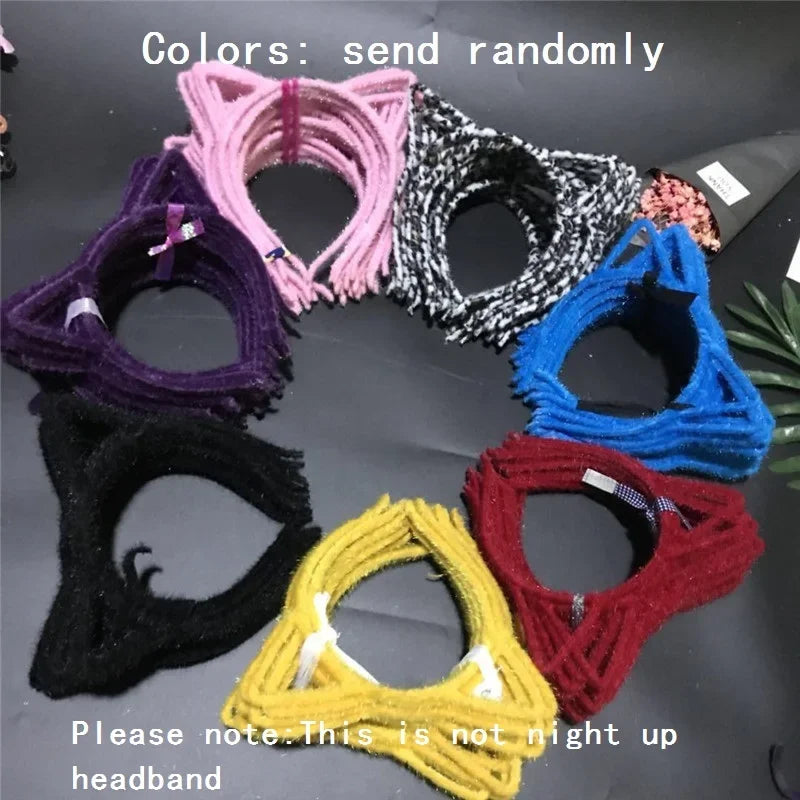 LED Cat Ear Headband – Flashing Glow Party Headwear LED Party Headband Babs mix lightless