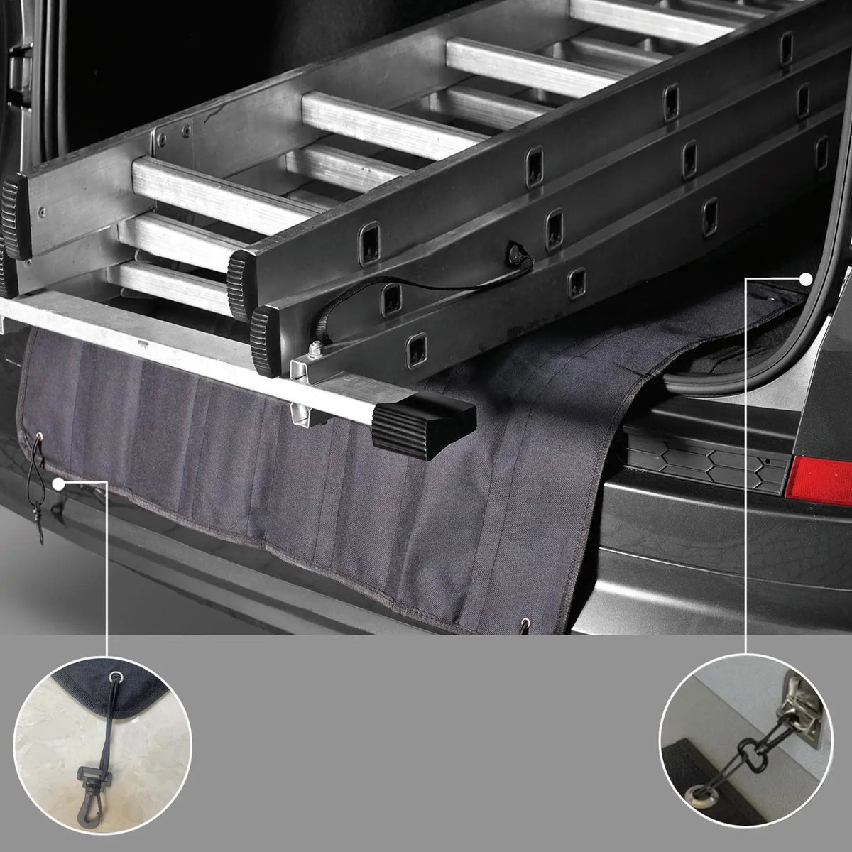 Foldable SUV Trunk Mat & Bumper Guard – Waterproof Cargo Liner Car Trunk Mat Babs