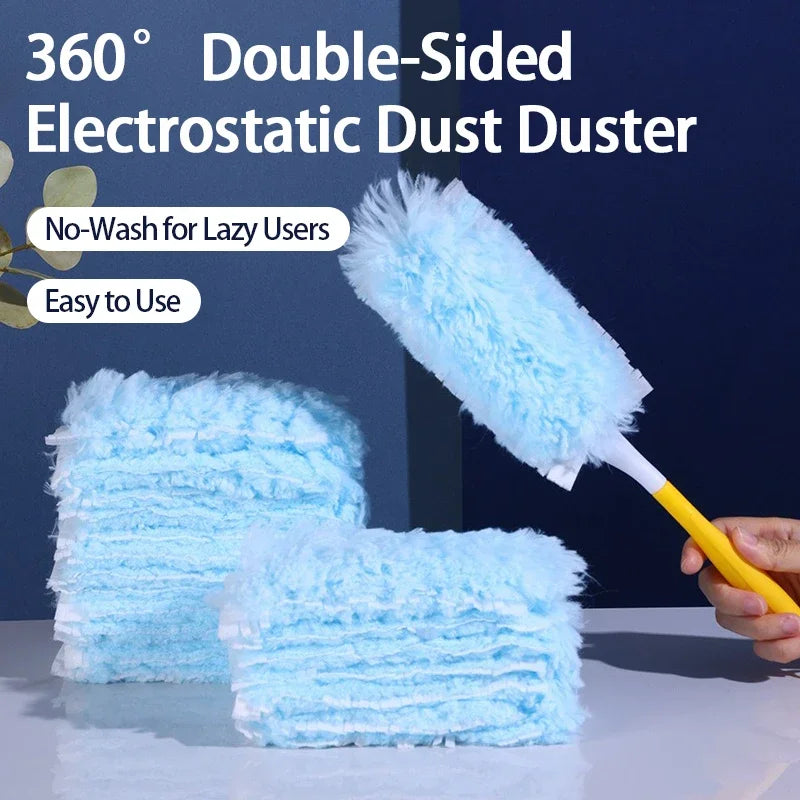 Double-Sided Electrostatic Microfiber Duster – Dust & Cobweb Cleaner Microfiber Duster Babs