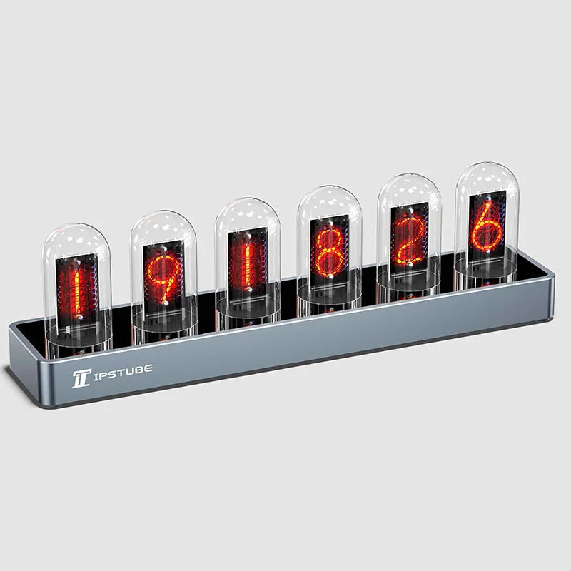 IPS Glow Tube Clock – RGB Digital Desk Clock, Gaming Decor Gift RGB Digital Desk Clock Babs