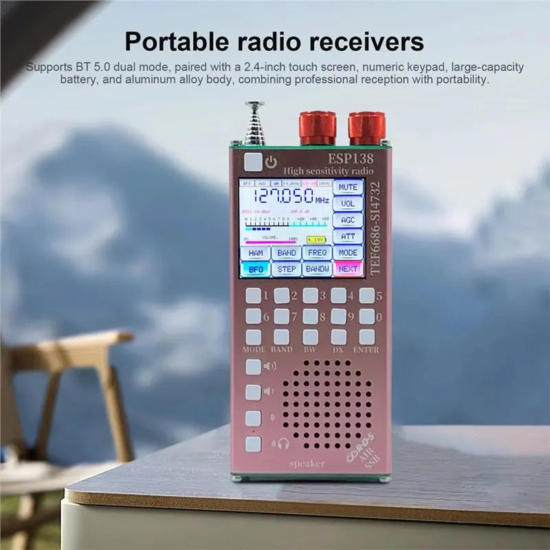 ESP138 Dual-Mode Full Band Handheld Radio Receiver FM SW SSB Handheld Radio Receiver Babs