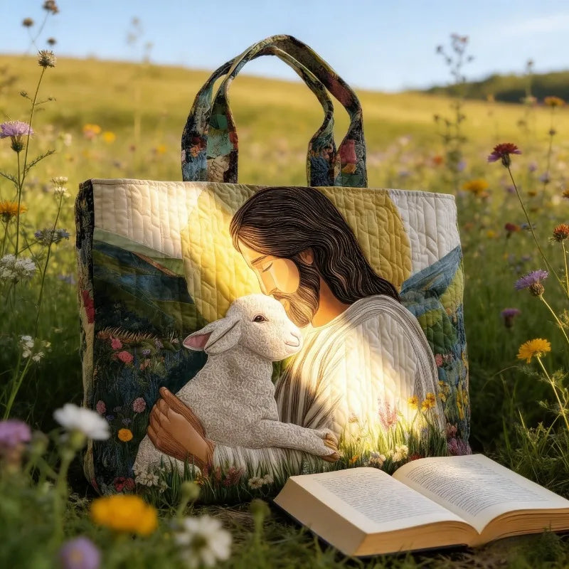 Women's Lightweight Quilted Tote Bag | Digital Print Weekend Bag Quilted Tote Bag Babs