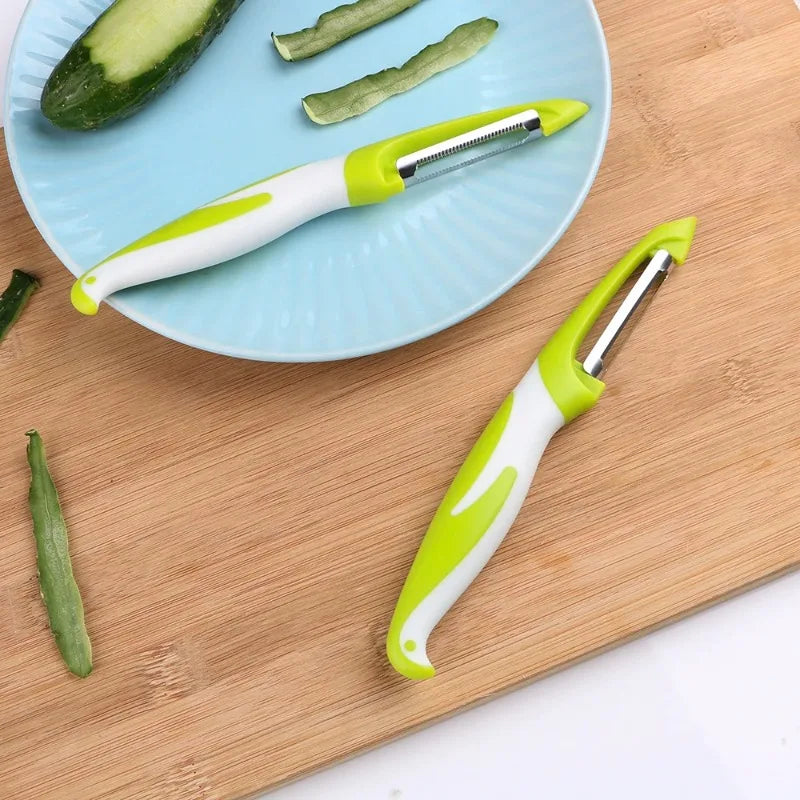 Stainless Steel Vegetable Peeler Zester & Grater – Sharp Slicer Vegetable Peeler Zester Babs