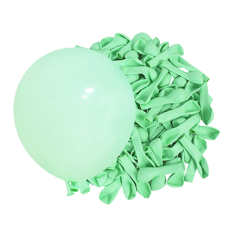 30/60pcs 5" Macaron Pastel Latex Balloons for Party Decor Party Balloons Babs Green 30pcs