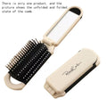 Foldable Travel Hair Comb with Mirror – Air Cushion Massage Travel Hair Comb Babs 1PC