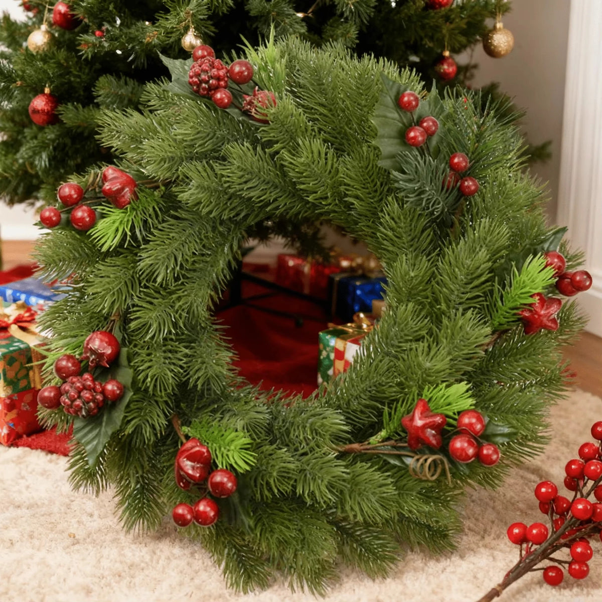 50/100Pcs Artificial Pine Needle Picks – Christmas & Home Décor Artificial Pine Picks Babs