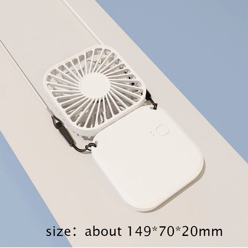 Mini Foldable Neck Fan – Portable 3-Speed Handheld Desk Fan Portable Neck Fan Babs