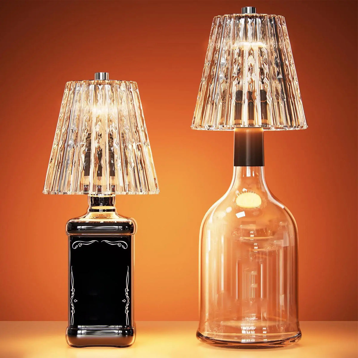 Wireless Wine Bottle Lamp – 3-Color Touch Dimming, USB-C Rechargeable Bottle Accent Lamp Babs