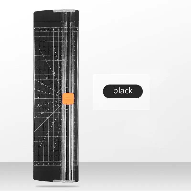 A4 Guillotine Paper Cutter with Safety Guard for Office & Craft Guillotine Paper Cutter Babs black