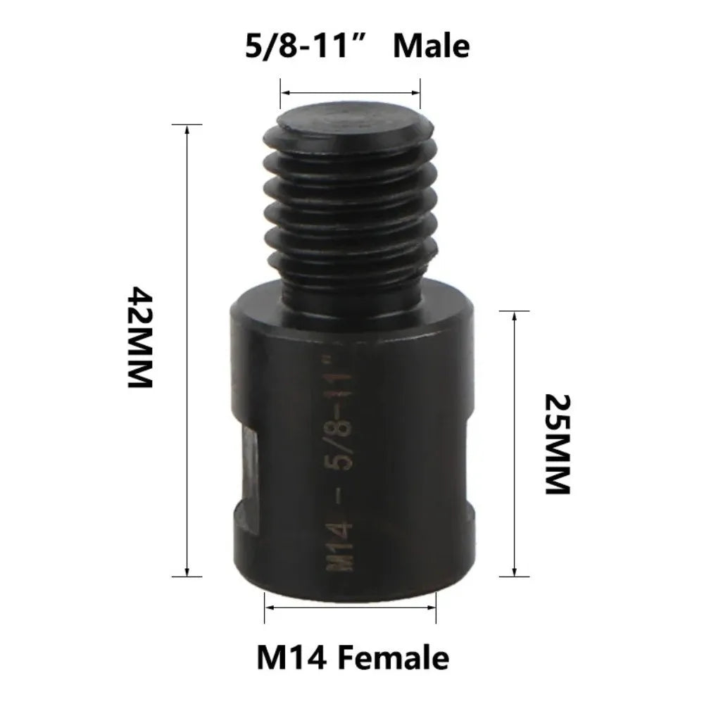M14 M10 5/8-11 Angle Grinder Thread Adapter Converter Grinder Thread Adapter Babs M 14-5-8 -11