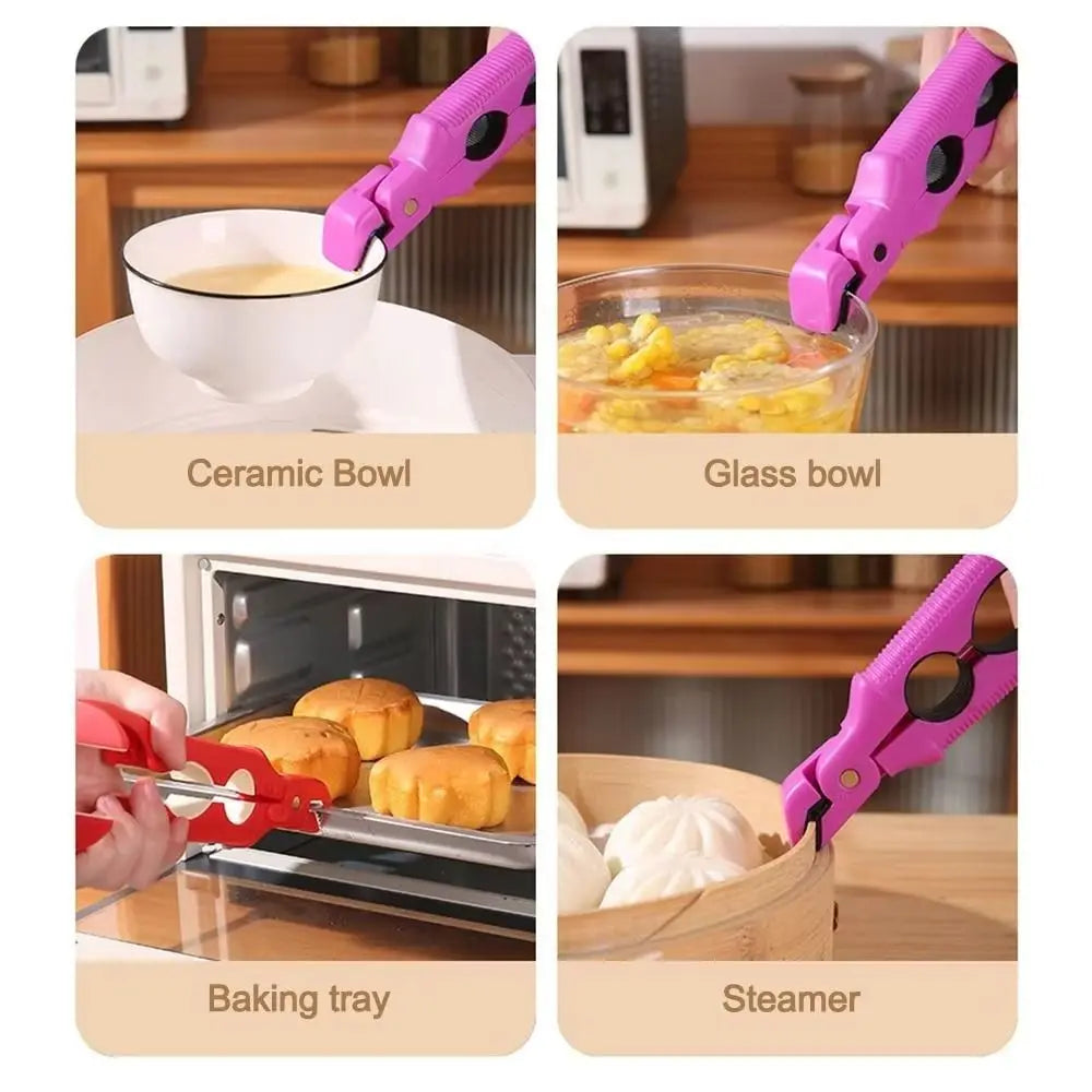 3-in-1 Anti-Scald Dish Lifter Clip – Heat-Resistant Kitchen Tool Kitchen Safety Clip Babs