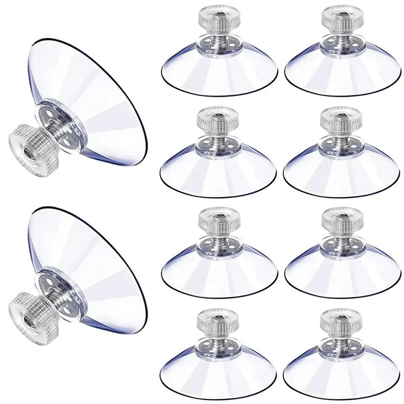 5pcs Suction Cups with Screw Nut – 25 to 53mm PVC Holders Suction Cup Holders Babs 5pcs 32mm