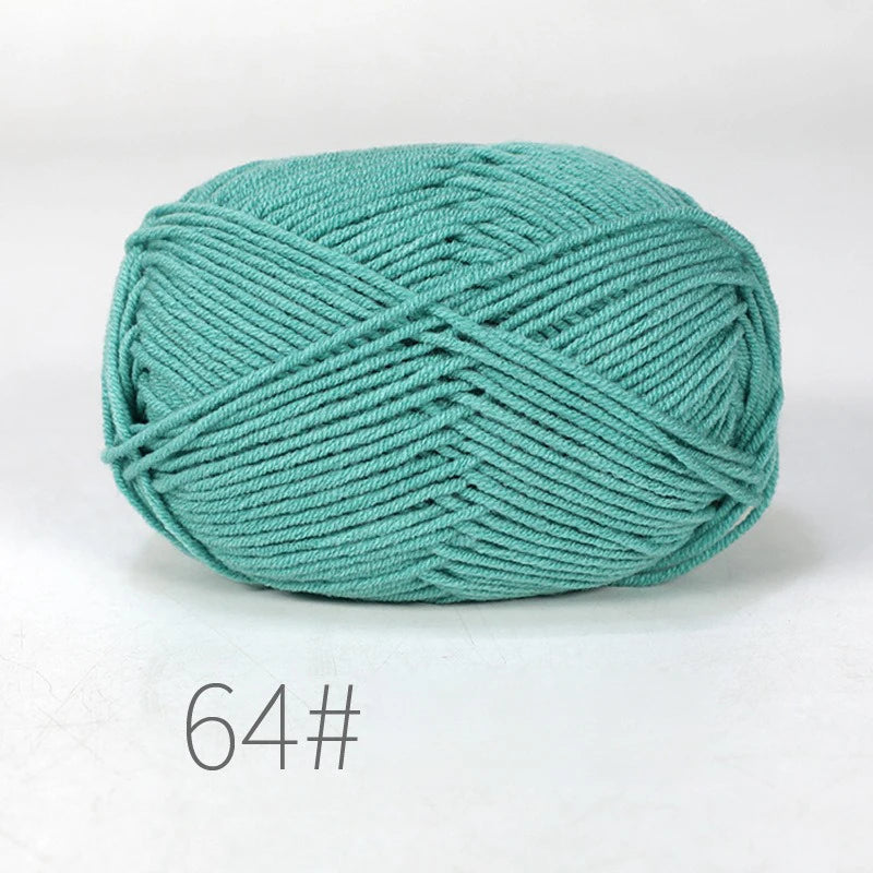10 Balls 500g Soft Milk Cotton Yarn for Knitting & Crochet